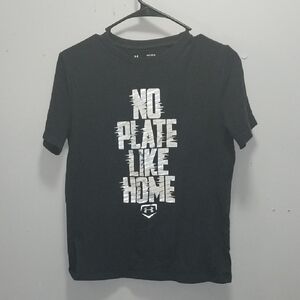 Under Armour Black Baseball Tee Youth Large